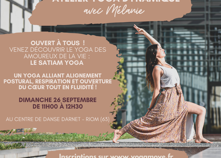 Atelier Yoga dynamique à Riom – Puy-de-Dôme (63)